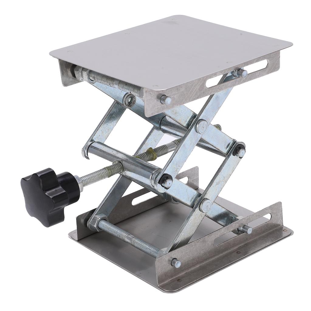 Small Stainless Steel Lifting Platform Manual Miniature Lift Stand Table for RC Cars