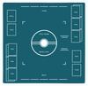 OTOlife 3mm Thick Play Fully Sewn Rubber Play with Dedicated 600D Waterproof Storage Card 60x60cm Thick Azure Mat, Mat, Non-Slip, Outdoor-Grade Bag,