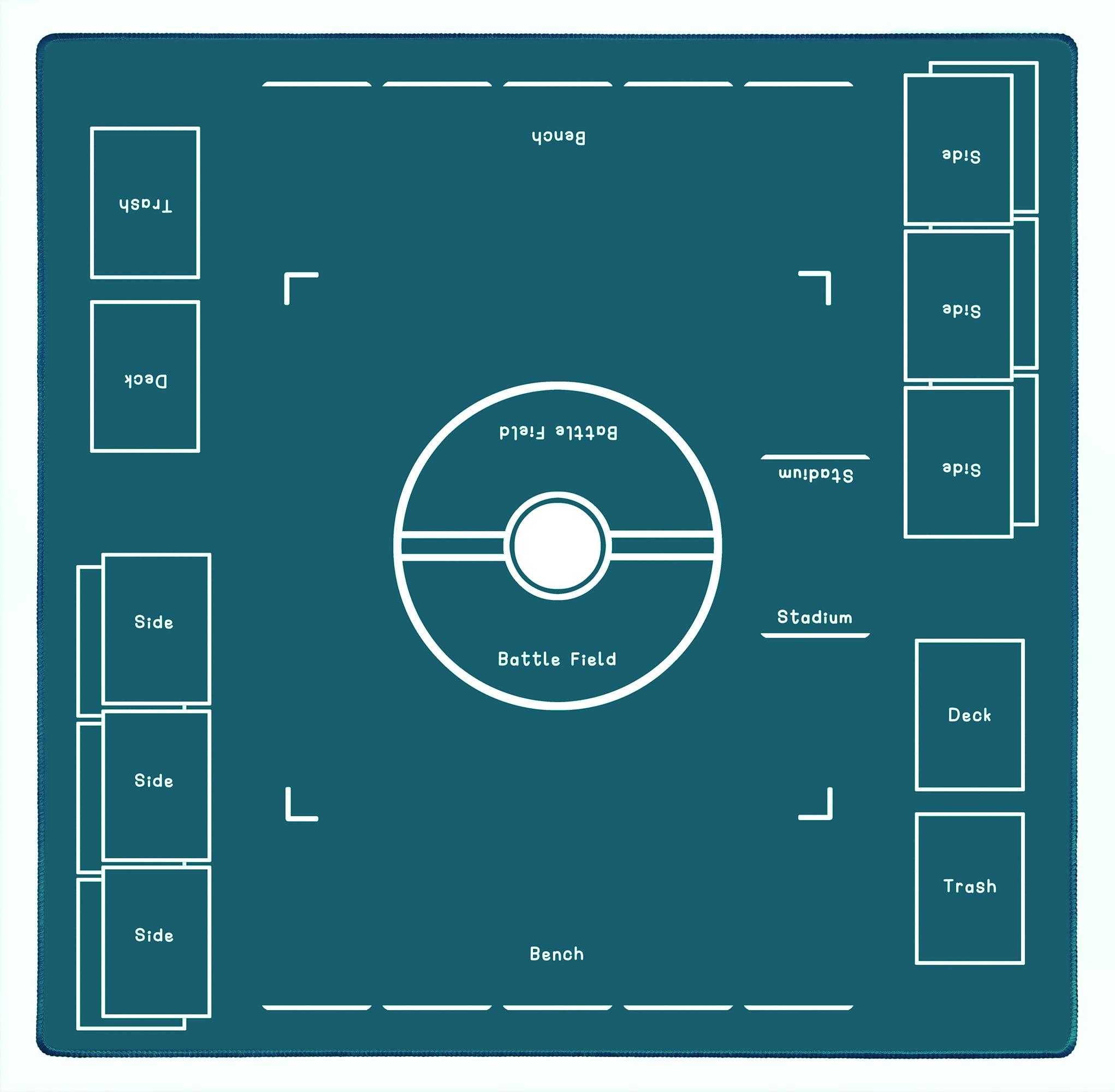 

OTOlife 3mm Thick Play Fully Sewn Rubber Play with Dedicated 600D Waterproof Storage Card 60x60cm Thick Azure Mat, Mat, Non-Slip, Outdoor-Grade Bag,