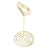10Pcs Stable Base Place Card Holder Heart Shape Name Card Clips Name Card Holder  Home Centerpiece