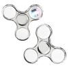 Led Fidget Spinner Rainbow Glowing Hand Spinner Edc Focus Stress Relief Toy Anxiety Relief Fingertip Gyro Toy For For Kids Adult