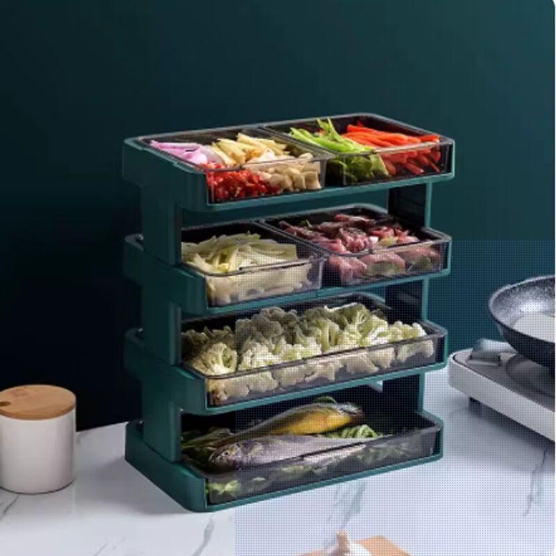 Multi-Tier Kitchen Prep & Storage Rack