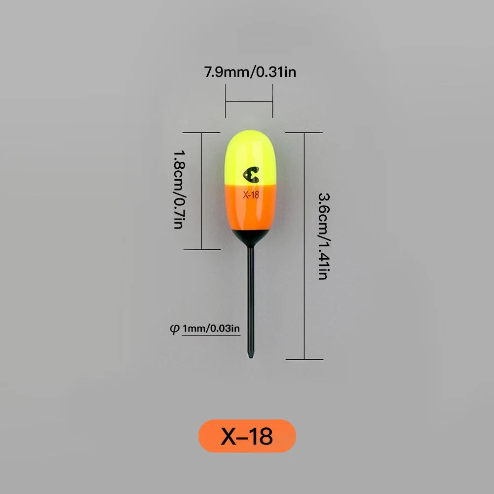 For Bitterling Salmon Whitefish Nano High-visibility Short-tailed Shallow Water Float 1PC Universal Stream Micro-fishing Float