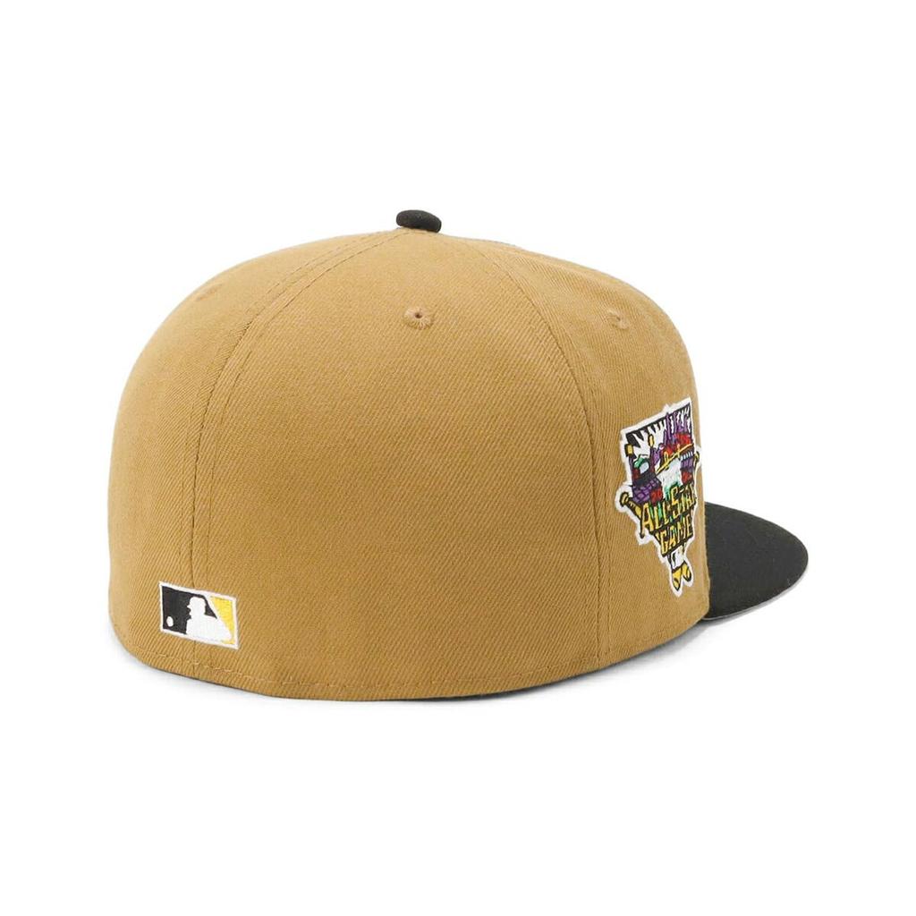 New Era 59FIFTY Cap by MLB Pittsburgh PIT Side Under Exclusive to and Side Straight Flat Adjustable Everyday Wear (70823792, NER35C7990) Pirates,