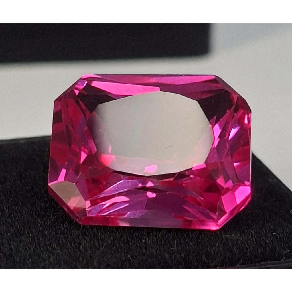 Fabulous Natural Pink Color Spinel 16-18 Ct Emerald Cut Certified Gemstone