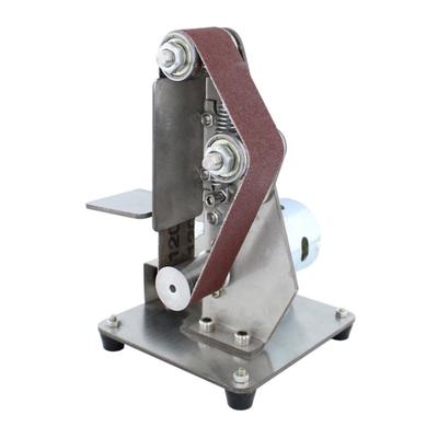Compact Belt Grinder Small Belt Grinding Tool Simple Operate for Sharpening & Sanding Tasks Featuring 7 Speed Setting