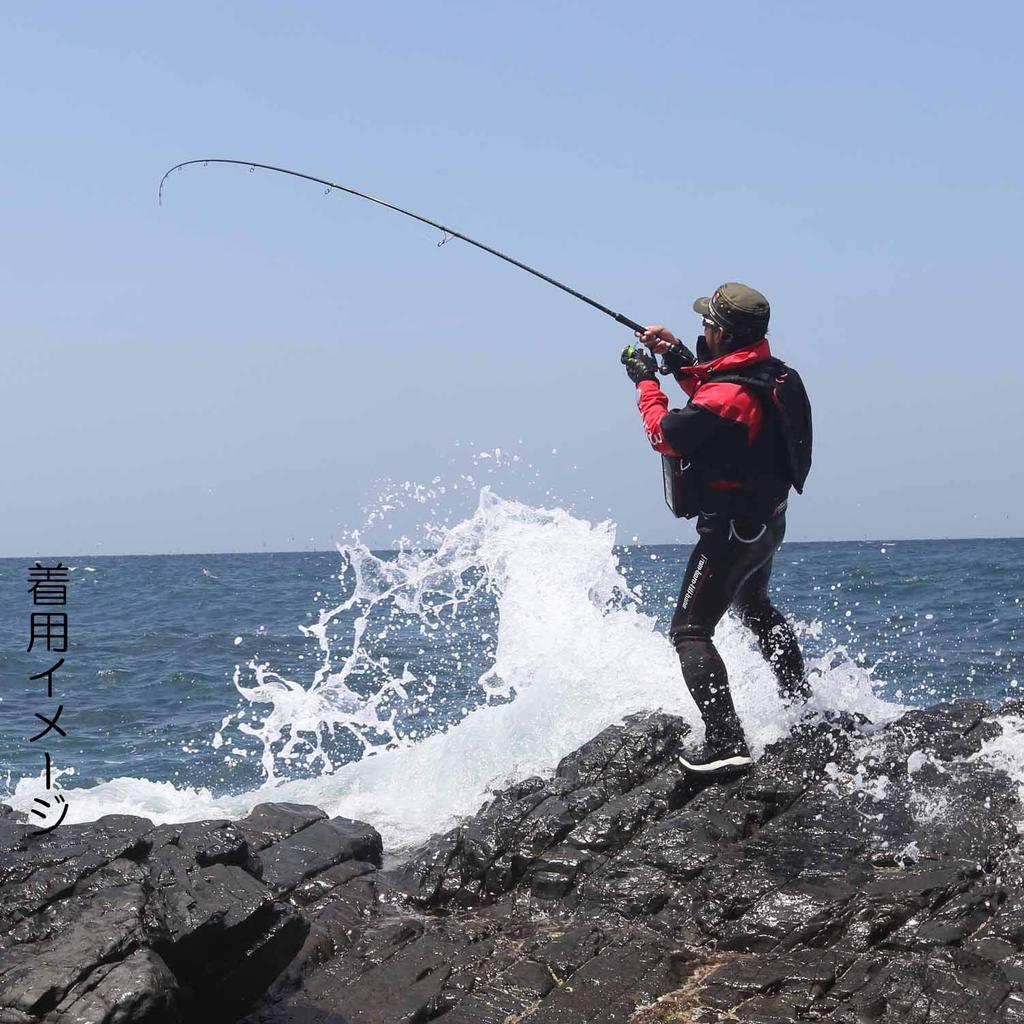 Mazume X AIMS Wetsuit Set Size L 3-Piece (MZWS-320-02), Black,