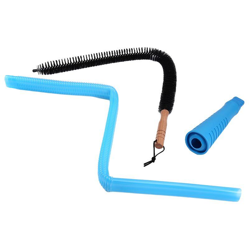 

AEE2-Washing Machine Cleaning Brush Dryer Vent Cleaning Brush Kit Hose Coil Brush Vacuum Hose Attachment