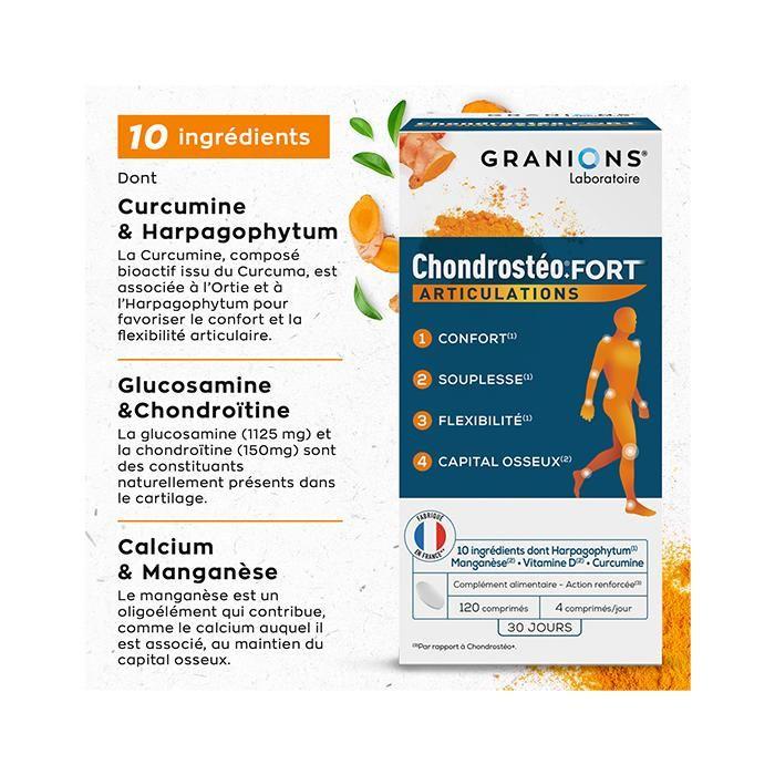 Granions Chondrostéo Fort Lot De 2 X 120 Comprimés