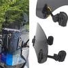 Motorcycle Wind Deflector With Adjustable Angle Windshield Extension Spoiler For Street Cruisers And Retro Bikes