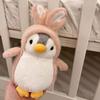 20cm Penguin Plush Toy Lovely Cross-dressing Penguin Dinosaur Rabbit Toy Room Decor Stuffed Animal Plush Doll Toy Kids Girls Gift