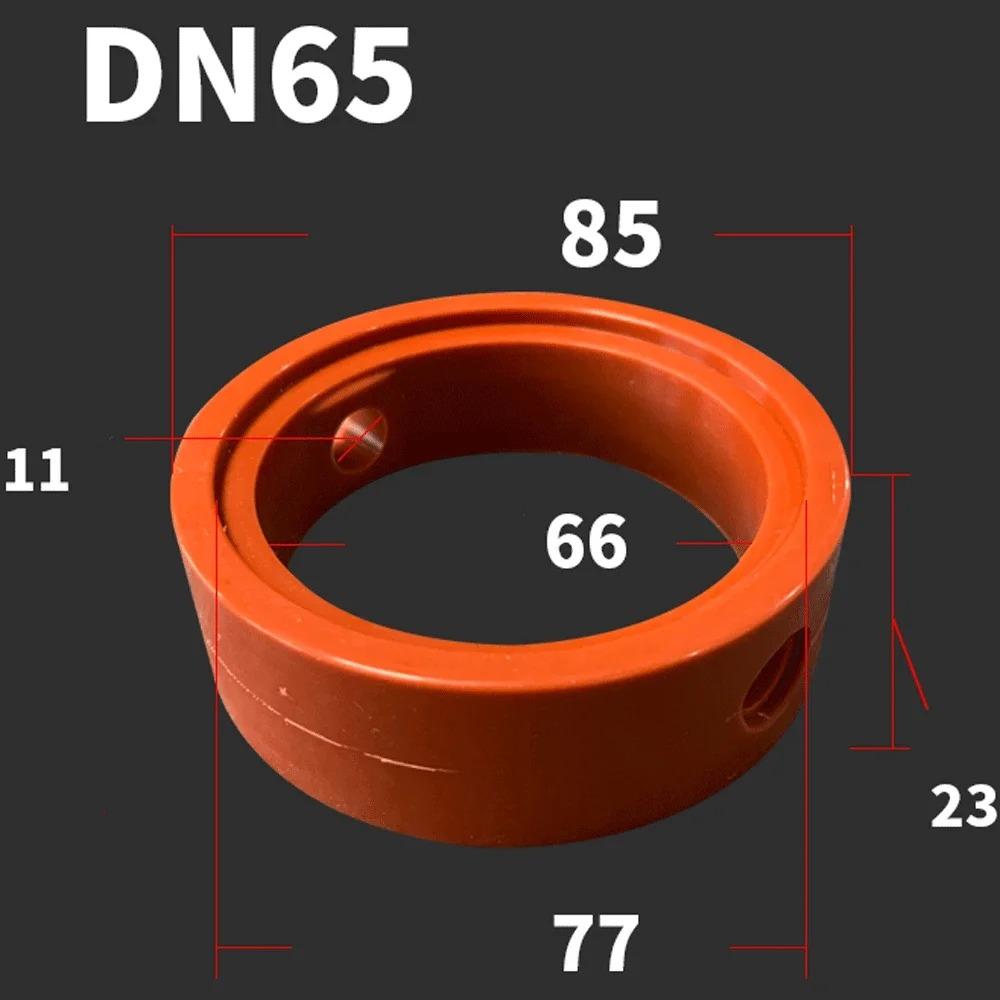 Red 29/38/63/76/89mm DN22/25/32/40/50/65/80/100/125/150VQM Food Grade Sanitary Slicone Seal Gasket Butterfly Valve Homebrew