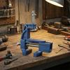 Compact Mini Bench Vise Cast Iron Tabletop Rotatable Small Work Clamp
