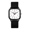 Unisex Leather Leather Strap Analog Display Waterproof Popular Stylish Square Women's Watch Men's Watch Business Casual Black Birthday Anniversary