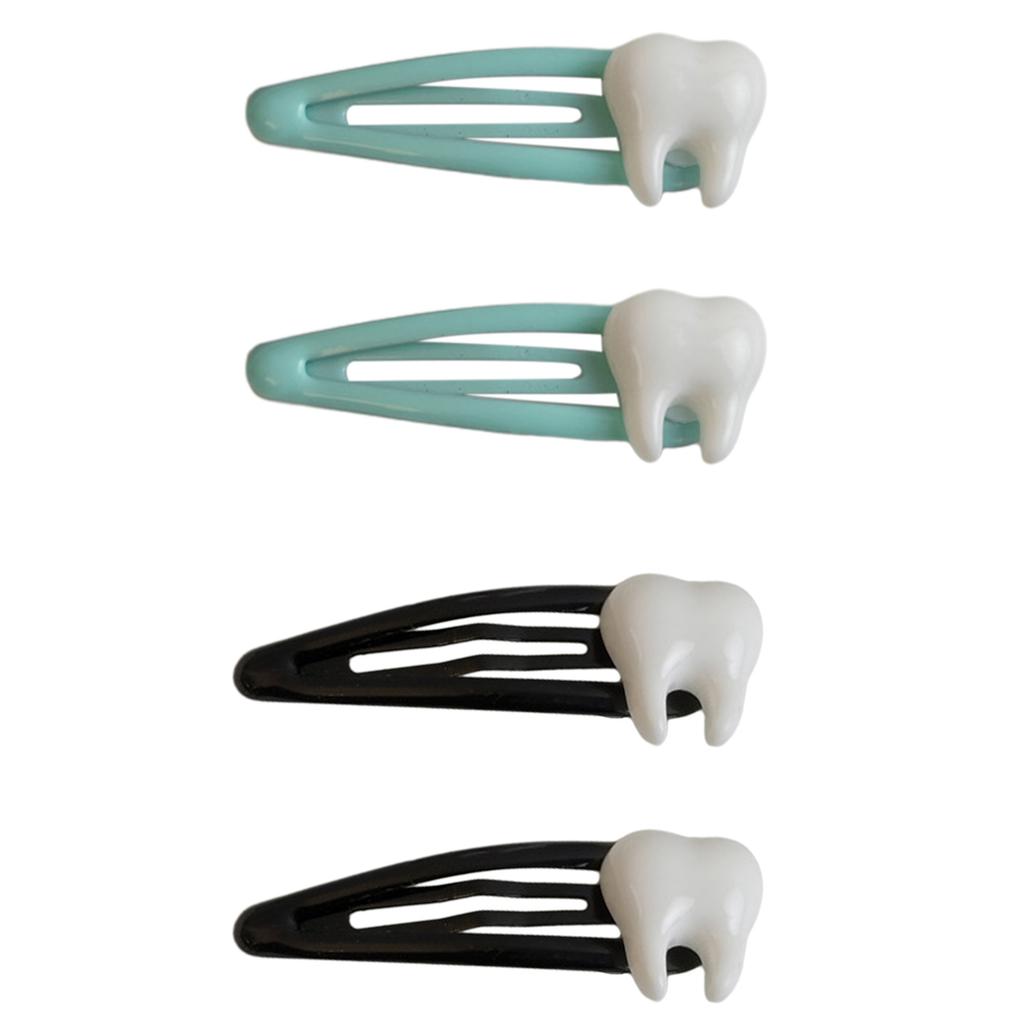 Delicate Hair Clip Tooth Y2K Barrettes Clip Harajuku Hairpin Sweet Girls Hair Harajuku Lady Mini Tooth Shape