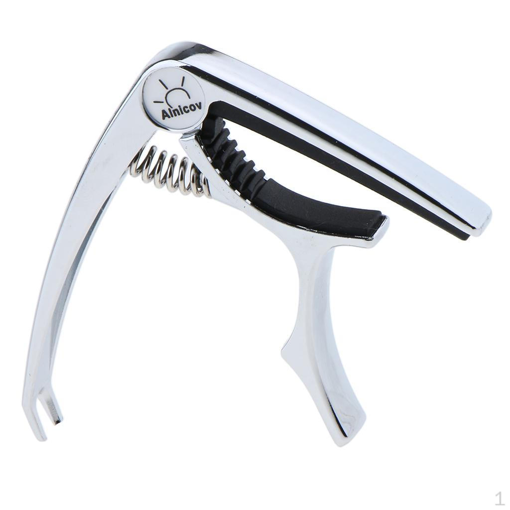 Guitar Capo String Key Musical Instrument Parts Chrome