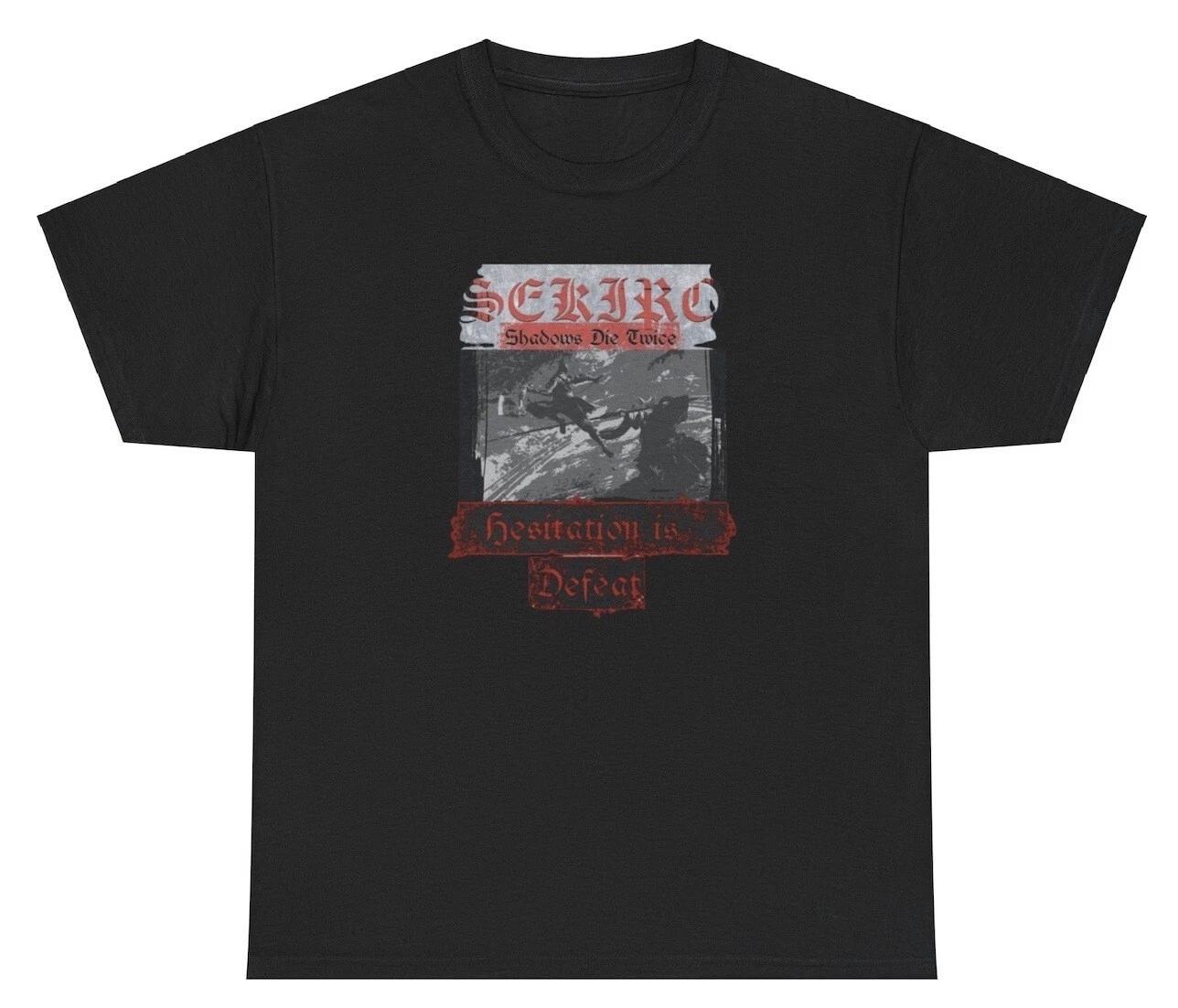 

Shadows Die Twice T Shirt Sekiro Elden Ring Gamer Dark Souls Bootleg Samurai Tee XL