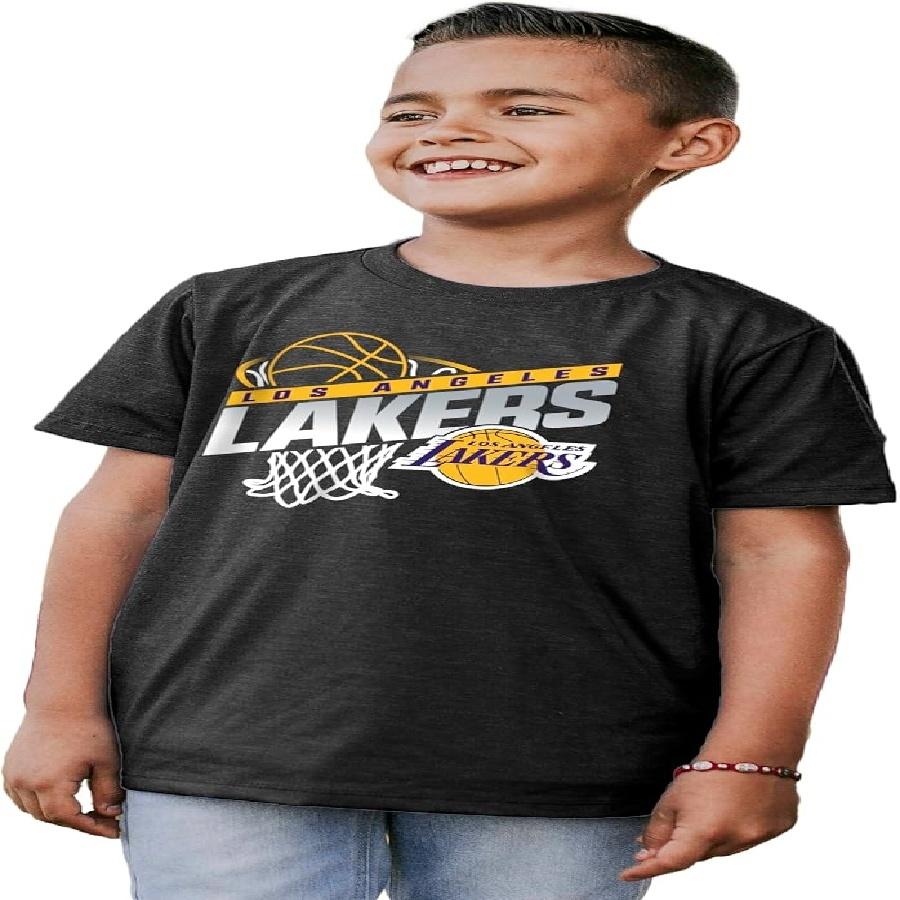 Blue 84 Unisex Kid s NBA Officially Licensed Youth Tri-Blend T-Shirt Hoop Team Color S