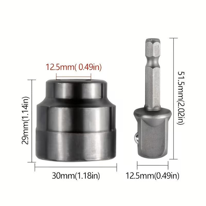 Electric Drill Jack Adapter Impact Wrench Adapter Car Repair Jack Socket Vehicle Maintenance Lifting Tool Labour Saving Gear For Car Repairs