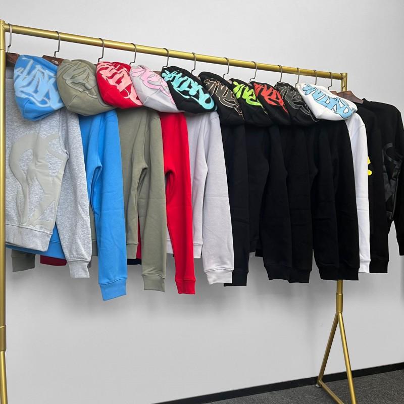 Set Felpa con Cappuccio e Pantaloni Syna World Streetwear di Alta Qualità Vestibilità Larga Foderato in Pile Outfit Invernale per Adolescenti e Giovani Adulti