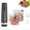 Handheld Vacuum Sealer, Portable Rechargeable Vacuum Sealer for Food with 30 Reusable Vacuum Bags, Strong Suction for Food Storage, Mini Food Saver 5X