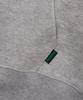 Cream Soda Lab Plain All Season Two-Way Crop Zip-Up Hoodie Gray