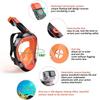 Full Face Snorkel Cover Panoramic View Snorkeling Face Cover Underwater Breathing Equipment With Automatic Drainage For