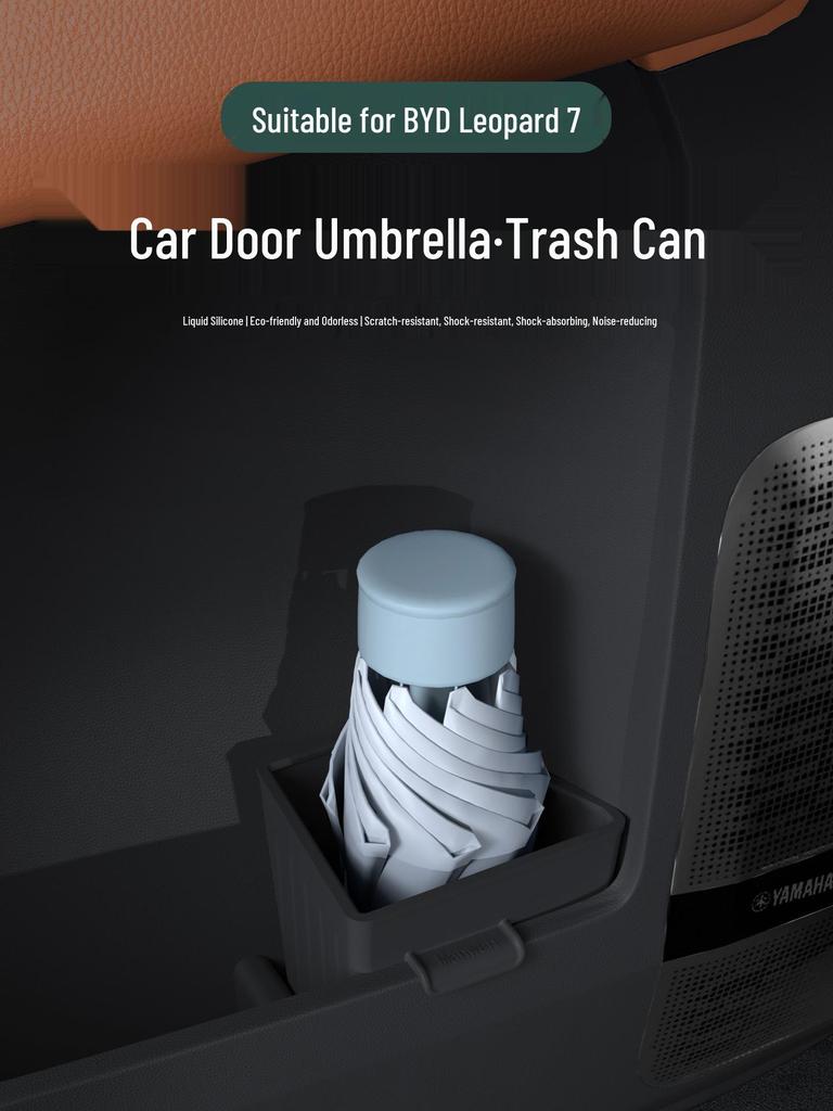 Equation Leopard Titan 7 Auto-Mülleimer & Regenschirmhalter - Innenraum-Aufbewahrungszubehör