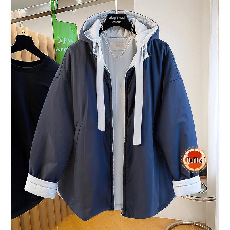 

Sibaishe Women s Mid-Length Hooded Padded Jacket XL