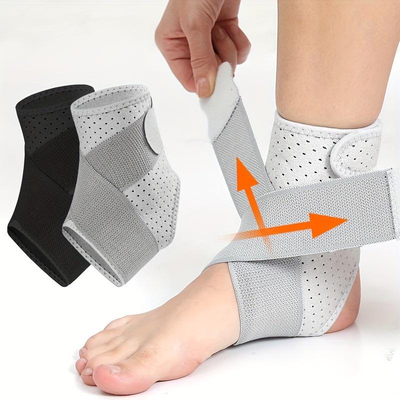 Adjustable Compression Ankle Brace - 1pc with Double Strap Support & Breathable Mesh
