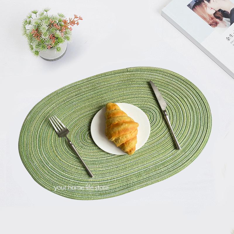 Placemats Set of 4,Heat Resistant pad,Place Mat Washable Table Mats for Kitchen Dining Table Mixed Color Non-Slip Place Mats