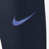 Nike Solid Color Elastic Brand Logo Print Slim Fit Knitted Sports Pants Kids bottoms Blue Black 803931-451