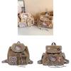Cute Cartoon Cat Backpack Pu Material With Splicing Design For Daily Use