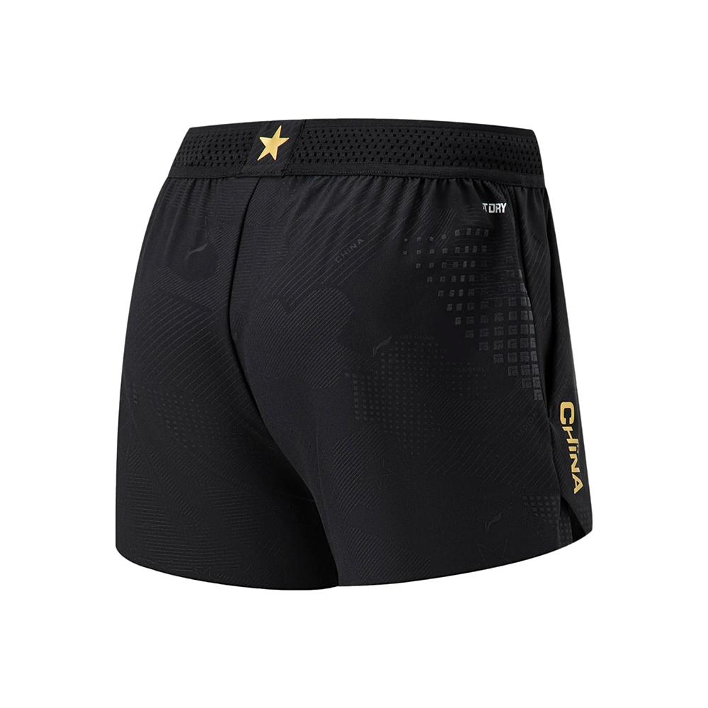 Li-Ning Solid Color Quick-Dry Cool Casual Shorts Women shorts Black AAPU048-1