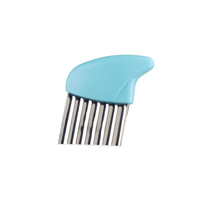 Potato Cutter Chip French Fry Maker Stainless Steel Wavy Knife French Frie Chopper Knife Chopper French Fry Kitchen Gadget Tools