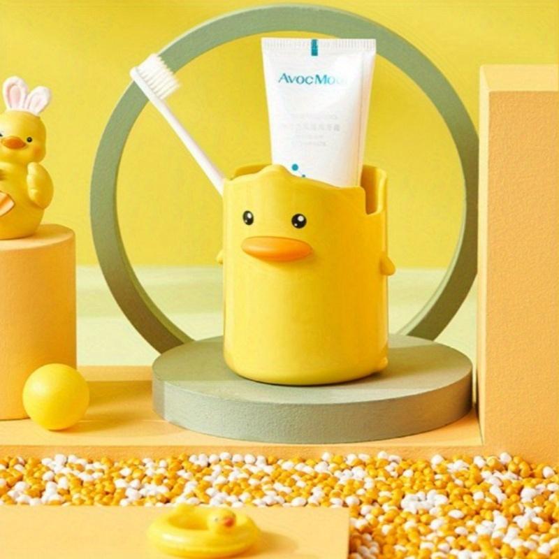 Yellow Duck Desk Organizer-Office & School Supplies Storage for Pens- Fun Workspace Decor | Playful Design | Decorative Storage.