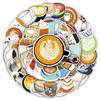 50 Cartoon Coffee DIY Graffiti Stickers for Journals, Scooters, Laptops, Cars
