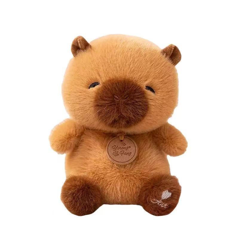 Panda Dinosaur Elephant Penguin Cartoon Animal Sitting Plush Pendant Doll