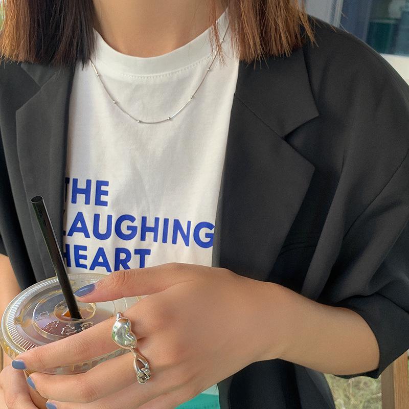 Daejeon Korean Stylish Inspired 925 Silver Heart Ring Ideal For Gifts On Occasion Any
