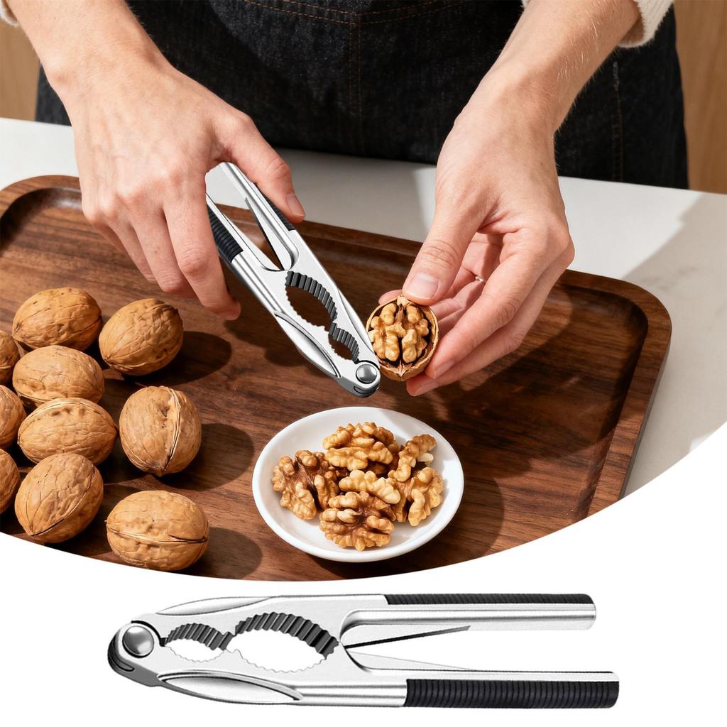1pc Zinc Alloy Nutcracker Sheller Walnut Nut Cracker Quick Walnut Almond Pecan Nutcracker Kitchen gadgets Tool Accessories