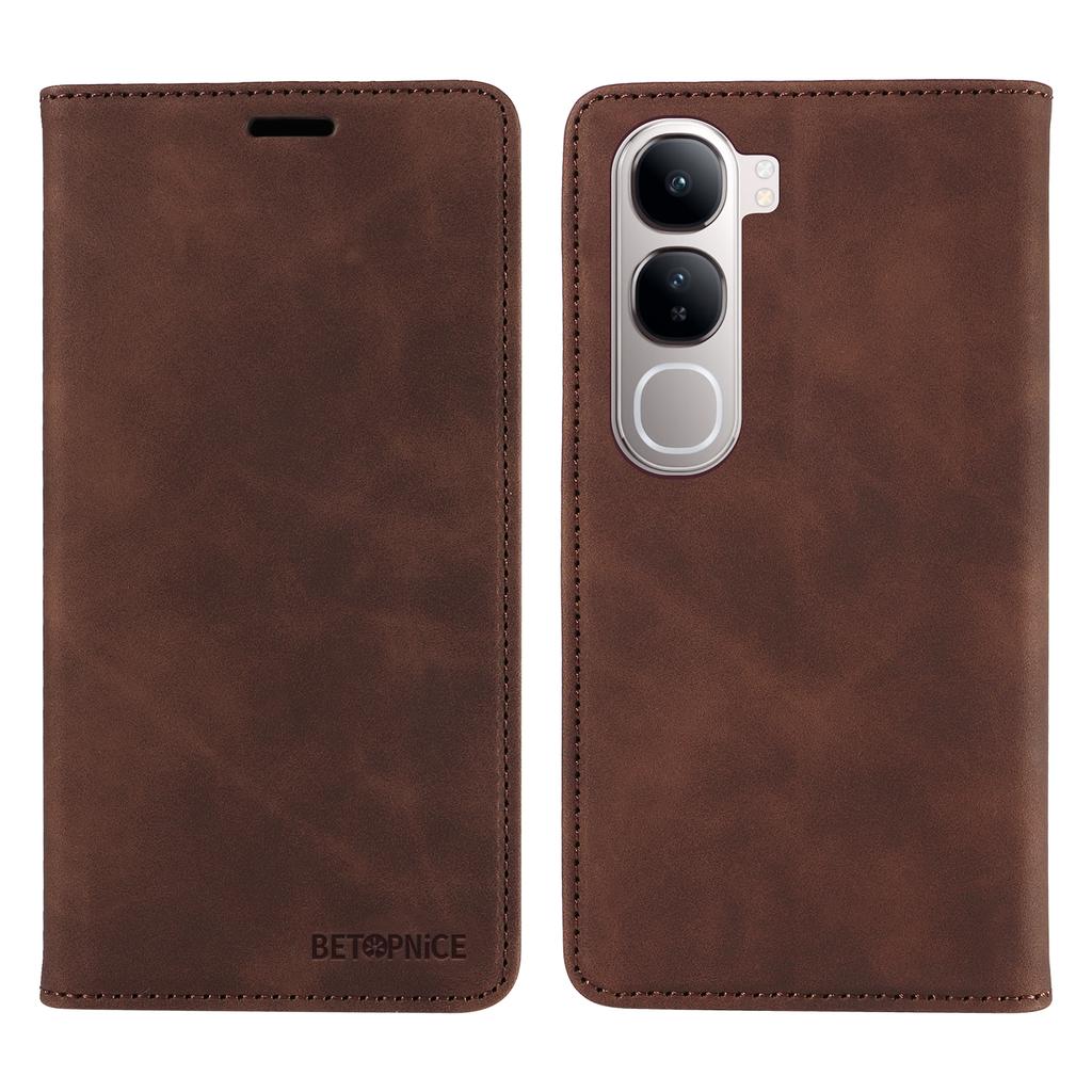 BETOPNICE 003 Wallet Phone Case for Vivo Y300 5G/Y200 5G/V40 Lite (Indonesia) 5G/4G Leather Cover with Stand
