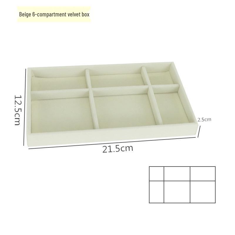 Samt-Schmuckschatulle für Ringe und Ohrringe - Staubdichte Aufbewahrungs- und Vitrinenschachtel