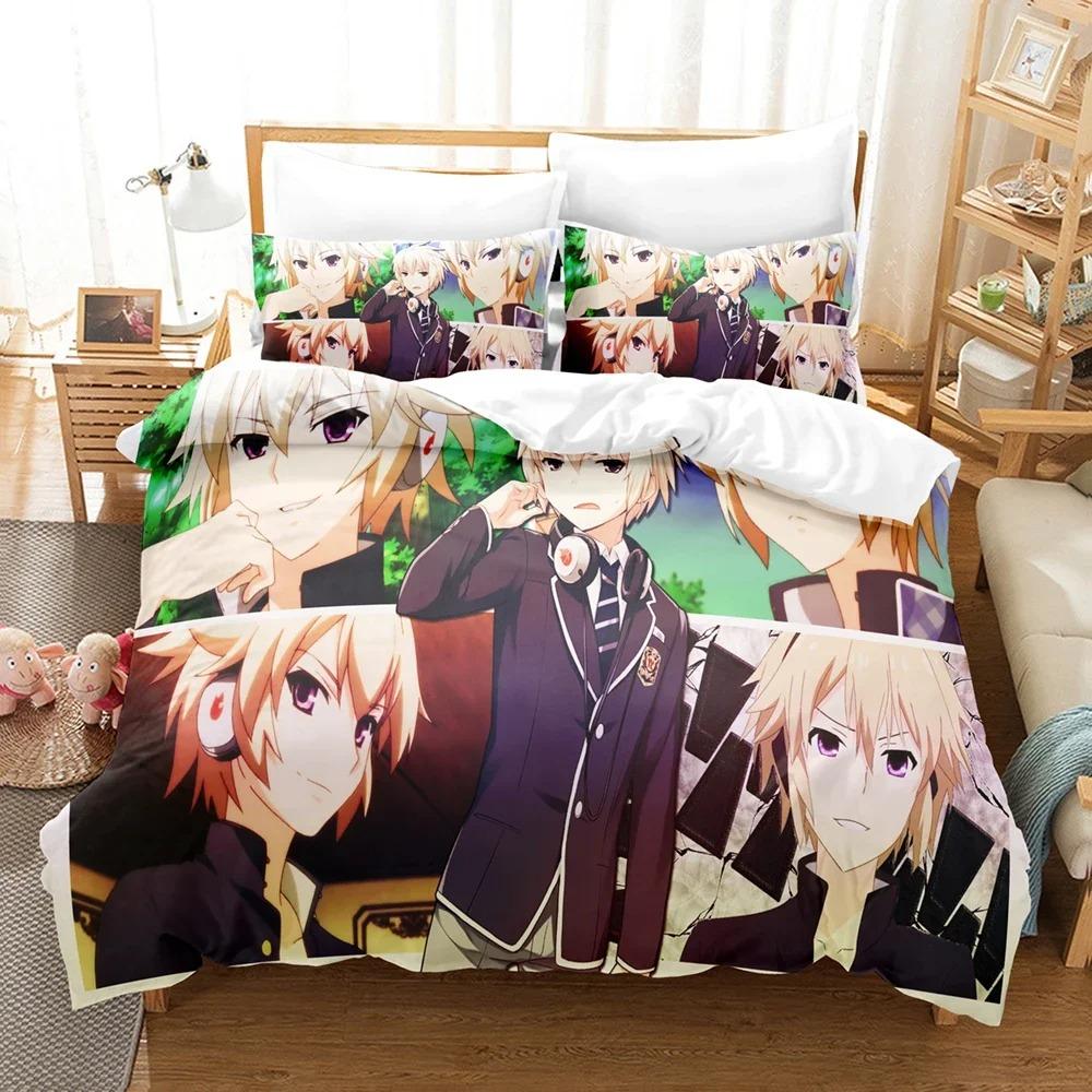 Comfortable Anime Print Duvet Cover Set With Duvet Cover And Pillowcases Twin Full Queen King Sizes For All Ages