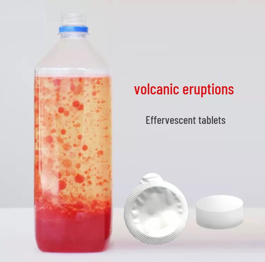 Volcano Eruption Kit: Effervescent Tablets for Kids  Experiments
