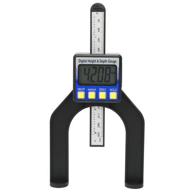 Electronic Height Depth Gauge Digital Display Woodworking Ruler Measure Tool 0?80mm