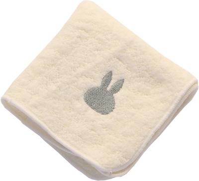Maruei Towel Imabari Towel Cool Miffy Fluffy Ivory Handkerchief, Mini,