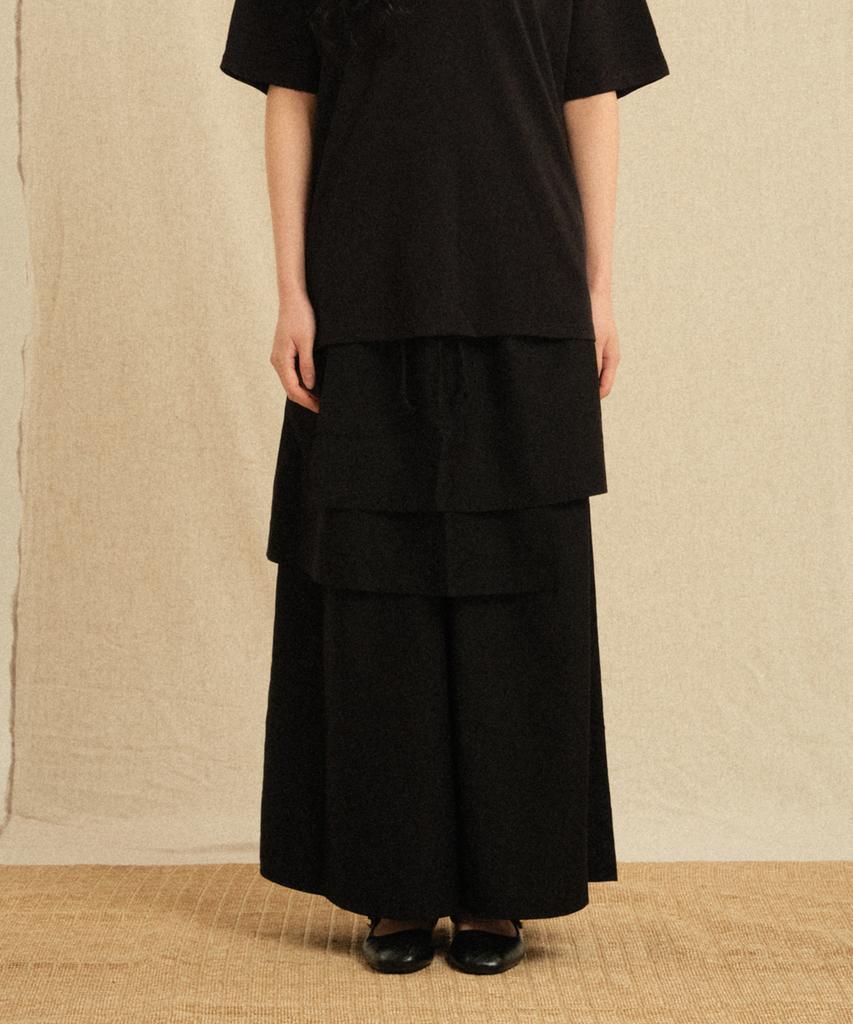 Lekyulli Basic Skirt Pants Black