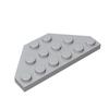 MOC 10PCS 2419 3x6 Wedge Plate Building Blocks 3x6 Cut Corners 43127 Bricks Particle Puzzle Assemble Toys Children Birthday Gift