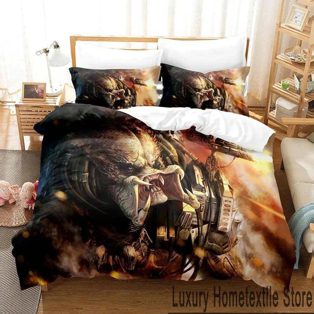 3D Druck Film The Predator Bettwäsche Set Jungen Mädchen Twin Queen King Size Bettbezug Kissenbezug Bett Jungen Erwachsene Heimtextil