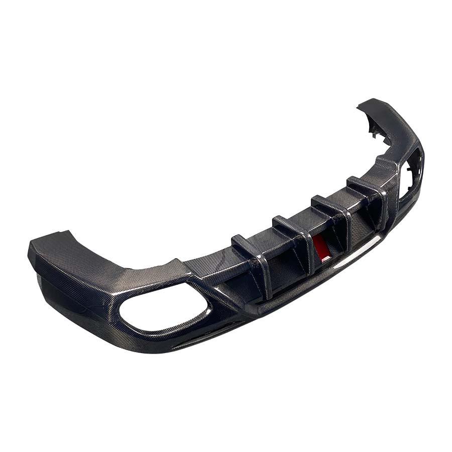 Alfa Romeo Stelvio 2017-2026 Carbon Fiber Rear Bumper Lip Diffuser